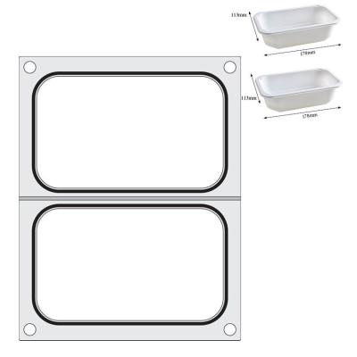 Těsnicí matrice pro těsnicí stroj , HENDI, na dvě misky 178x113 mm | 805589